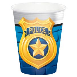 8 Vasos Policia 266 ml