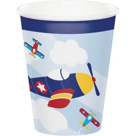 8 Vasos Avionetas 266 ml