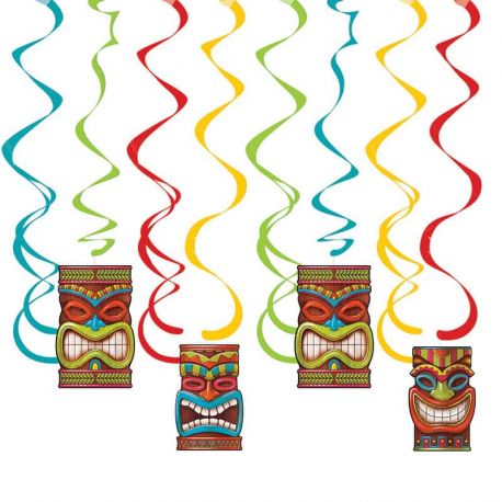 8 Colgantes Tiki