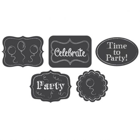 5 Recortables Chalkboard