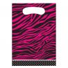 8 Bolsas Pink Zebra