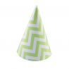 6 Gorros de Papel Chevron