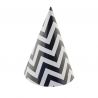 6 Gorros de Papel Chevron