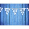 Banderines Triangulares con Flores 19,5 x 3 m