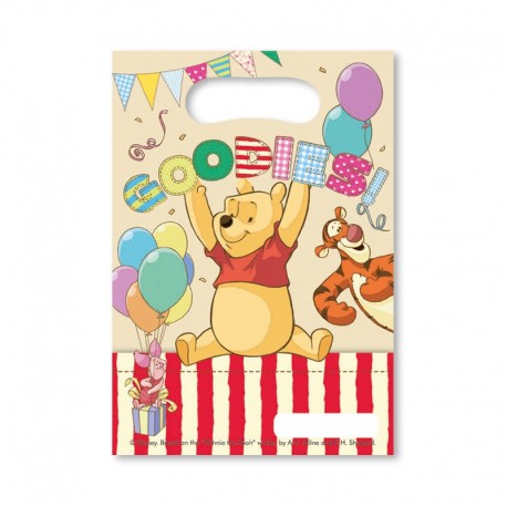 6 Bolsitas para Caramelos Winnie the Pooh