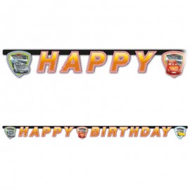 Guirnaldas Cars 3 Happy Birthday