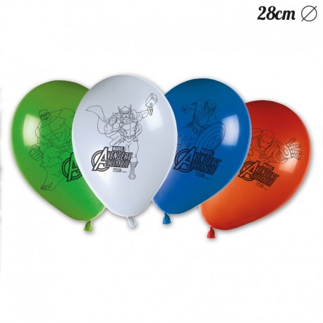 8 Globos de Los Vengadores 28 cm