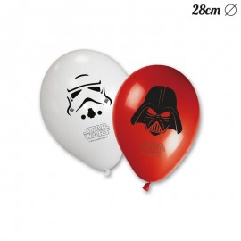 8 Globos de Star Wars 28 cm