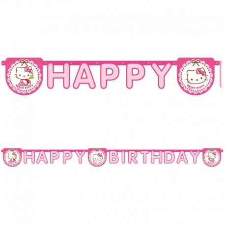 Guirnalda Happy Birthday Hello Kitty