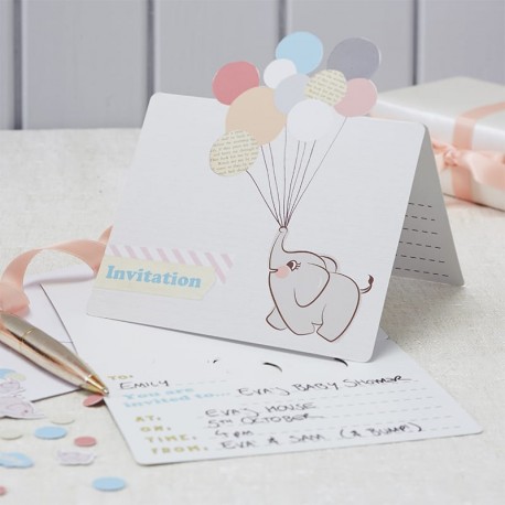 10 Invitaciones para Baby Shower