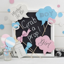 10 Accesorios de Photocall Baby Shower