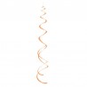 8 Colgantes forma Espiral 66 cm