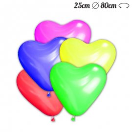 Globos Corazón de Látex 30 cm