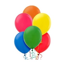 Globos Redondos de Látex 25 cm