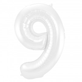 Globo Numero 9 Foil 81 cm