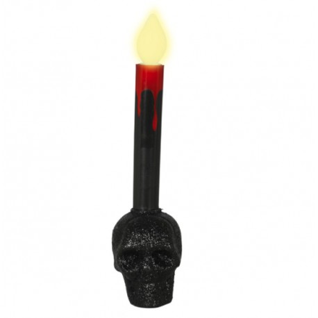 Vela Calavera Led 22 Cms