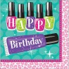 16 SERVILLETAS 33 CM HAPPY BIRTHDAY SPARKLE SPA PARTY!