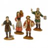 4 Figuras de Pesebre 8 cm