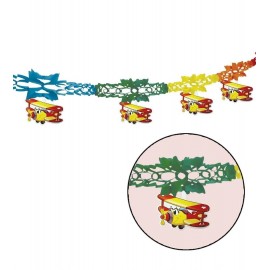 Guirnalda Papel Aviones 14Cmx2M