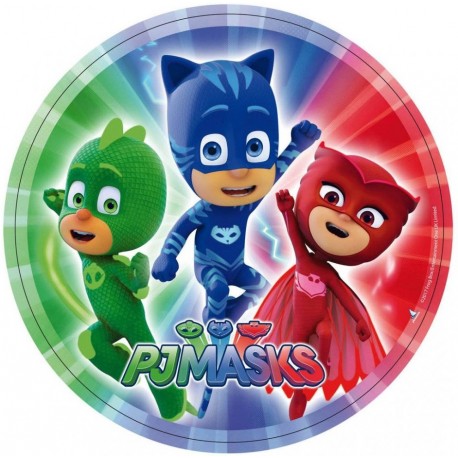 8 Platos Pj Mask 23 cm