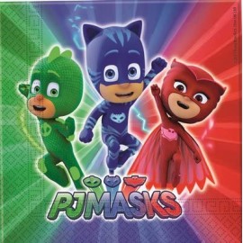 20 Servilletas Pj Masks 33 cm