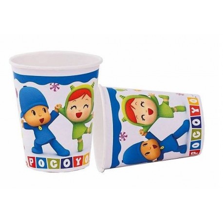 8 Vasos Pocoyo