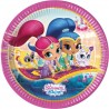 8 Platos Shimmer & Shine 23 cm