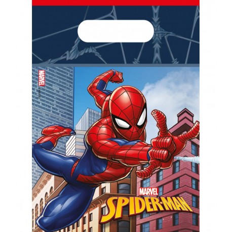 6 Bolsas Spiderman Home Coming