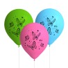 8 Globos Mariposas Látex