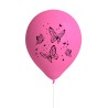 8 Globos Mariposas Látex