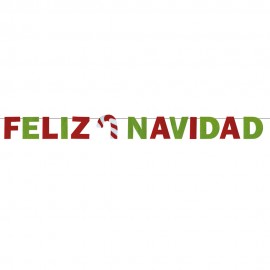 Guirnalda Feliz Navidad Fieltro