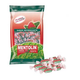 Mentolin Fresa y Menta Sin Azúcar Balsámico 1 Kg