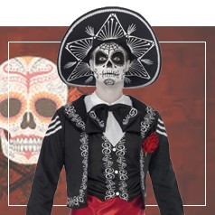 Disfraces Día de los Muertos Hombre