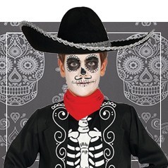 Disfraces Día de los Muertos Niño