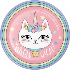 Cumpleaños Unicornio Gatito