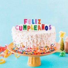 Velas de Cumpleaños de Colores