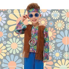 Disfraces de Hippie niño