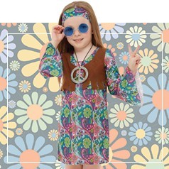 Disfraces de Hippie Niña